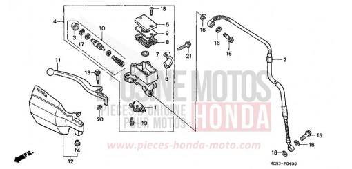 FR. BRAKE MASTER CYLINDER XLR125RW de 1998
